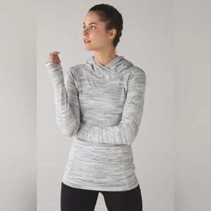 Lululemon Think Fast Space Dye Hoodie Top